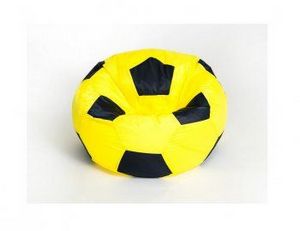 Кресло-мешок Мяч малый желто-черное в Тавде - tavda.ok-mebel.com | фото 1