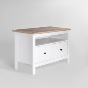 2.08.03.080.14 САГА тумба 2 ящика белая/ясень RU в Тавде - tavda.ok-mebel.com | фото