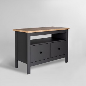 2.08.03.080.15 САГА тумба 2 ящика серая/ясень RU в Тавде - tavda.ok-mebel.com | фото