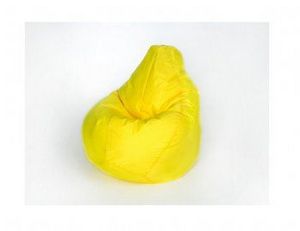 Кресло-мешок Груша большое желтое в Тавде - tavda.ok-mebel.com | фото 1