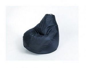 Кресло-мешок Груша малое черное в Тавде - tavda.ok-mebel.com | фото 1