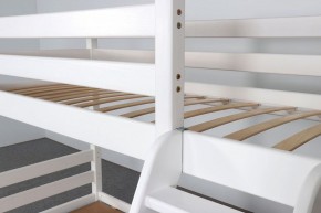 АДЕЛЬ Кровать двухъярусная с наклонной лестницей (белый) в Тавде - tavda.ok-mebel.com | фото 6