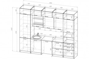 АНТИКА Кухонный гарнитур Экстра 5 (3000 мм) в Тавде - tavda.ok-mebel.com | фото 2