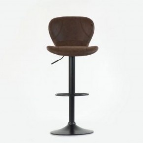 Барный стул Barneo N-86 Time / Black / VPU Brown Vintage коричневый винтаж PK970-18 в Тавде - tavda.ok-mebel.com | фото 3