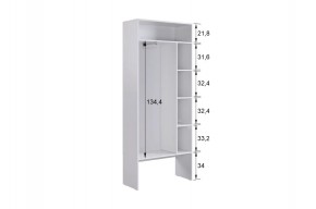 БАСКО Прихожая К5 (кашемир) в Тавде - tavda.ok-mebel.com | фото 9