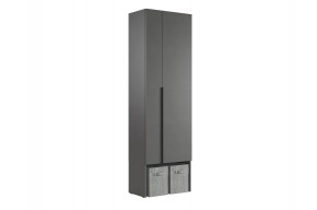 БАСКО Шкаф двухдверный L600 (графит) в Тавде - tavda.ok-mebel.com | фото