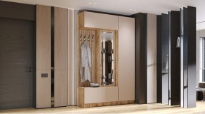 БАВАРИЯ Прихожая (дуб вотан/кашемир) в Тавде - tavda.ok-mebel.com | фото
