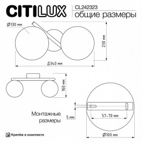 Бра Citilux Ronny CL242323 в Тавде - tavda.ok-mebel.com | фото 9