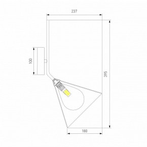 Бра Eurosvet Enigma 70161/1 черный в Тавде - tavda.ok-mebel.com | фото 6