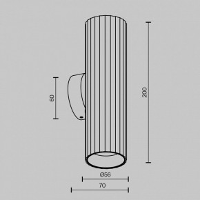 Бра Maytoni Calipso C106WL-02-GU10-B в Тавде - tavda.ok-mebel.com | фото 6