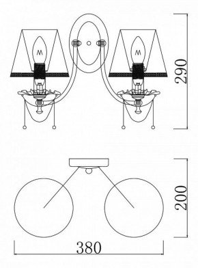 Бра Maytoni Lolita ARM305-02-W в Тавде - tavda.ok-mebel.com | фото 2