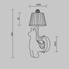 Бра Maytoni Senor Alpaca MOD377WL-L6W3K в Тавде - tavda.ok-mebel.com | фото 9