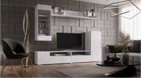 ДАЛЛАС Гостиная (модульная) цемент светлый в Тавде - tavda.ok-mebel.com | фото