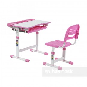 Комплект парта + стул трансформеры Cantare Pink в Тавде - tavda.ok-mebel.com | фото 2