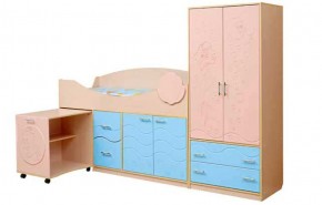 Набор мебели для детской Юниор -12.2 (700*1860) МДФ матовый в Тавде - tavda.ok-mebel.com | фото