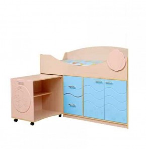Набор мебели для детской Юниор -12.2 (700*1860) МДФ матовый в Тавде - tavda.ok-mebel.com | фото 4