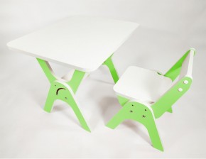 Детский растущий стол-парта и стул Я САМ "Умка" (Зеленый) в Тавде - tavda.ok-mebel.com | фото