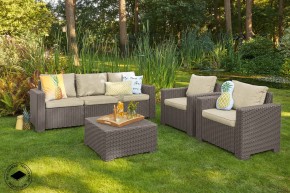 Диван Калифорния 3-х местный (California 2 Sofa), капучино в Тавде - tavda.ok-mebel.com | фото 3