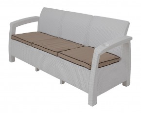 Диван Yalta Premium Sofa 3 Set (Ялта) белый (+подушки под спину) в Тавде - tavda.ok-mebel.com | фото