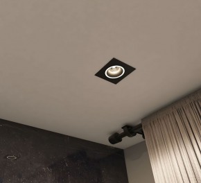 DK2061-BK Встраиваемый светильник IP 20, до 15 Вт, GU10, LED, черный, алюминий в Тавде - tavda.ok-mebel.com | фото 4