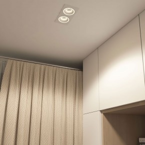 DK2062-WH Встраиваемый светильник, IP 20, до 15 Вт, GU10, LED, белый, алюминий в Тавде - tavda.ok-mebel.com | фото 4