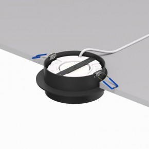 DK2090-BK Встраиваемый светильник FLAT, IP 20, до 15 Вт, GX53, LED, черный, алюминий в Тавде - tavda.ok-mebel.com | фото 4