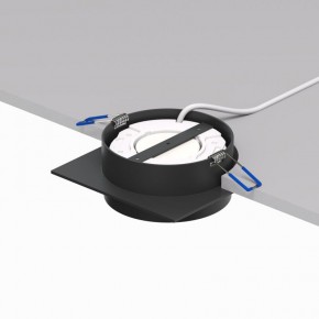 DK2091-BK Встраиваемый светильник FLAT, IP 20, до 15 Вт, GX53, LED, черный, алюминий в Тавде - tavda.ok-mebel.com | фото 4
