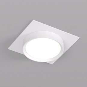 DK2091-WH Встраиваемый светильник FLAT, IP 20, до 15 Вт, GX53, LED, белый, алюминий в Тавде - tavda.ok-mebel.com | фото