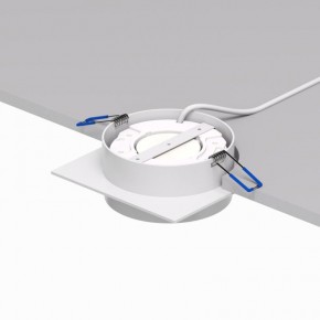DK2091-WH Встраиваемый светильник FLAT, IP 20, до 15 Вт, GX53, LED, белый, алюминий в Тавде - tavda.ok-mebel.com | фото 4