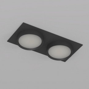 DK2092-BK Встраиваемый светильник FLAT, IP 20, до 15 Вт, GX53, LED, черный, алюминий в Тавде - tavda.ok-mebel.com | фото 5