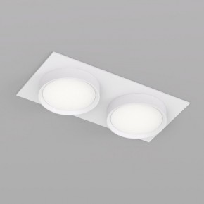 DK2092-WH Встраиваемый светильник FLAT, IP 20, до 15 Вт, GX53, LED, белый, алюминий в Тавде - tavda.ok-mebel.com | фото 2
