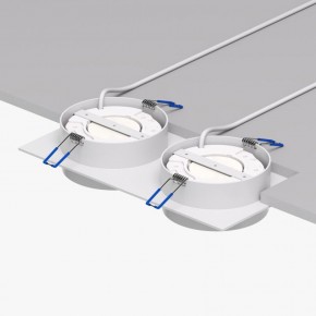 DK2092-WH Встраиваемый светильник FLAT, IP 20, до 15 Вт, GX53, LED, белый, алюминий в Тавде - tavda.ok-mebel.com | фото 4
