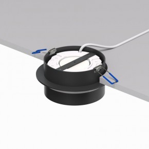DK2100-BK Встраиваемый светильник NIKO, IP 20, до 15 Вт, GX53, LED, черный, акрил, алюминий в Тавде - tavda.ok-mebel.com | фото 4