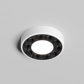 DK2440-WB Встраиваемый светильник DUAL 5+5 Вт, LED 4000K, IP 20, d90mm, белый/черный, алюминий/акрил в Тавде - tavda.ok-mebel.com | фото 2