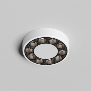 DK2440-WB Встраиваемый светильник DUAL 5+5 Вт, LED 4000K, IP 20, d90mm, белый/черный, алюминий/акрил в Тавде - tavda.ok-mebel.com | фото 3