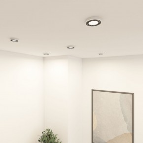 DK2441-WB Встраиваемый светильник DUAL 9+9 Вт, LED 4000K, IP 20, d120mm, белый/черный, алюминий/акрил в Тавде - tavda.ok-mebel.com | фото 6