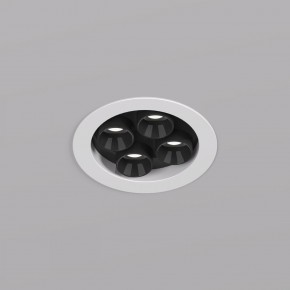 DK2510-WB Встраиваемый светильник SPACE со светодиодом d65 220V 8W 38° 4000К IP20 белый/черный алюминий в Тавде - tavda.ok-mebel.com | фото