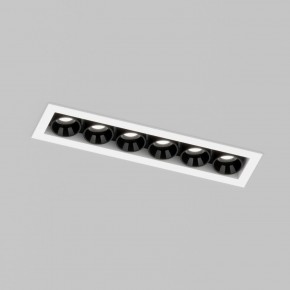 DK2514-WB Встраиваемый светильник SPACE со светодиодом L126mm 220V 10W 38° 4000К IP20 белый/черный алюминий в Тавде - tavda.ok-mebel.com | фото