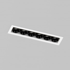 DK2514-WB Встраиваемый светильник SPACE со светодиодом L126mm 220V 10W 38° 4000К IP20 белый/черный алюминий в Тавде - tavda.ok-mebel.com | фото 2
