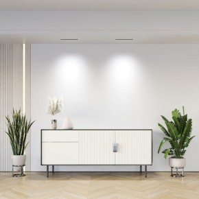 DK2515-WB Встраиваемый светильник SPACE со светодиодом L240mm 220V 20W 38° 4000К IP20 белый/черный алюминий в Тавде - tavda.ok-mebel.com | фото 7
