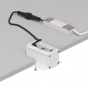 DK2530-WB Встраиваемый светильник SPACE со светодиодом под шпатлевку L69mm 220V 6W 38° 4000К IP20 белый/черный алюминий в Тавде - tavda.ok-mebel.com | фото 5
