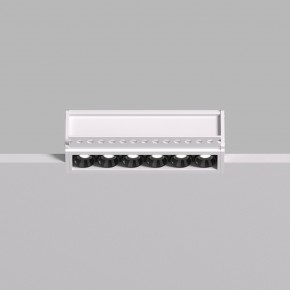 DK2531-WB Встраиваемый светильник SPACE со светодиодом под шпатлевку L126mm 220V 10W 38° 4000К IP20 белый/черный алюминий в Тавде - tavda.ok-mebel.com | фото 3
