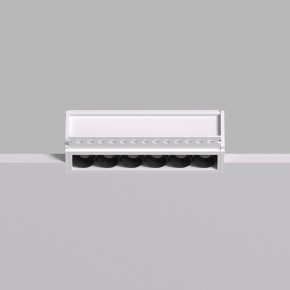 DK2531-WB Встраиваемый светильник SPACE со светодиодом под шпатлевку L126mm 220V 10W 38° 4000К IP20 белый/черный алюминий в Тавде - tavda.ok-mebel.com | фото 4