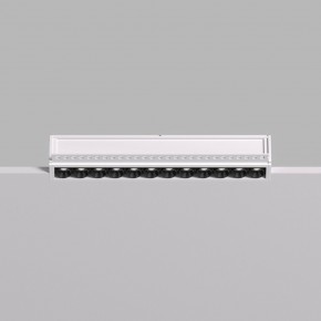 DK2532-WB Встраиваемый светильник SPACE со светодиодом под шпатлевку L240mm 220V 20W 38° 4000К IP20 белый/черный алюминий в Тавде - tavda.ok-mebel.com | фото 3