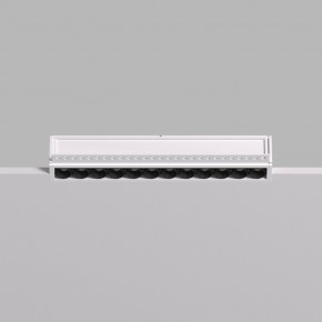 DK2532-WB Встраиваемый светильник SPACE со светодиодом под шпатлевку L240mm 220V 20W 38° 4000К IP20 белый/черный алюминий в Тавде - tavda.ok-mebel.com | фото 4