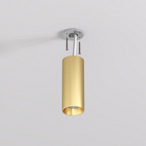 DK2615-SB Накладной светильник SHINE TUBE со светодиодом, D45*H115, IP20, 3000К, 7W, RA?90, сатинированная латунь, алюминий в Тавде - tavda.ok-mebel.com | фото 3