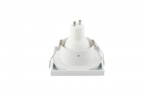 DK3014-WH Встраиваемый светильник влагозащ., IP 44, 50 Вт, GU10, белый, алюминий в Тавде - tavda.ok-mebel.com | фото 5