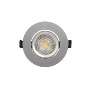 DK3020-CM Встраиваемый светильник, IP 20, 10 Вт, GU5.3, LED, серый, пластик в Тавде - tavda.ok-mebel.com | фото