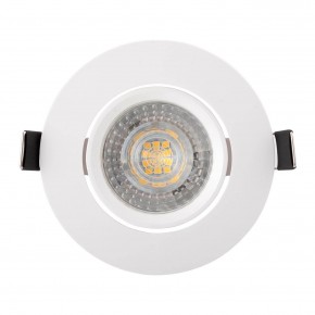 DK3020-WH Встраиваемый светильник, IP 20, 10 Вт, GU5.3, LED, белый, пластик в Тавде - tavda.ok-mebel.com | фото