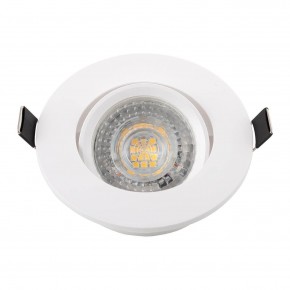 DK3020-WH Встраиваемый светильник, IP 20, 10 Вт, GU5.3, LED, белый, пластик в Тавде - tavda.ok-mebel.com | фото 4